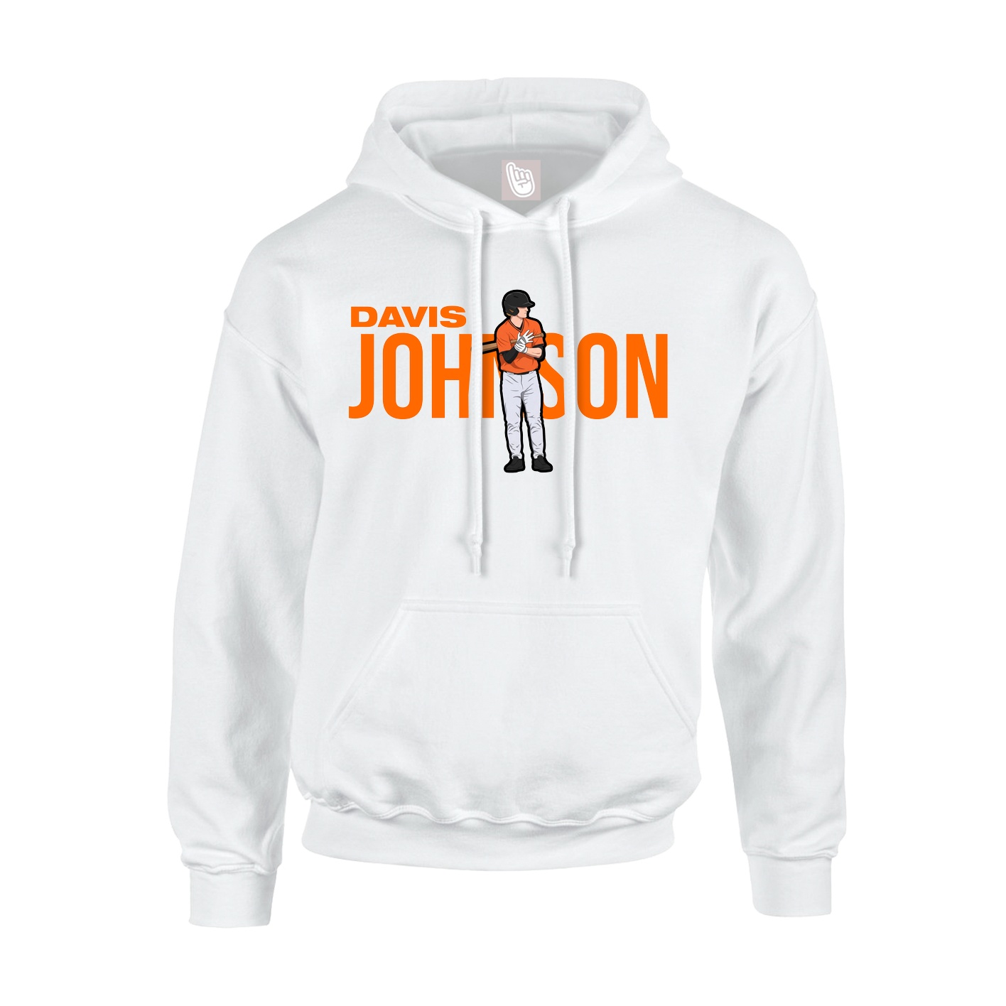 Youth Hoodie — Player Name in White