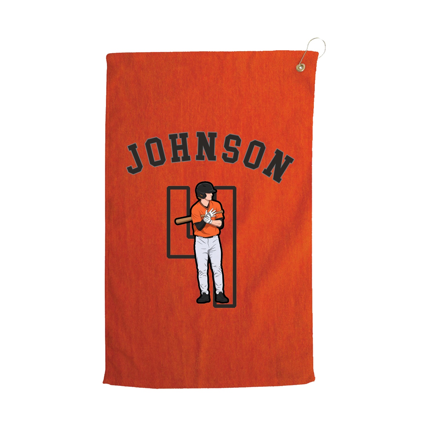 Golf Towel — Shirsey Arch in Orange