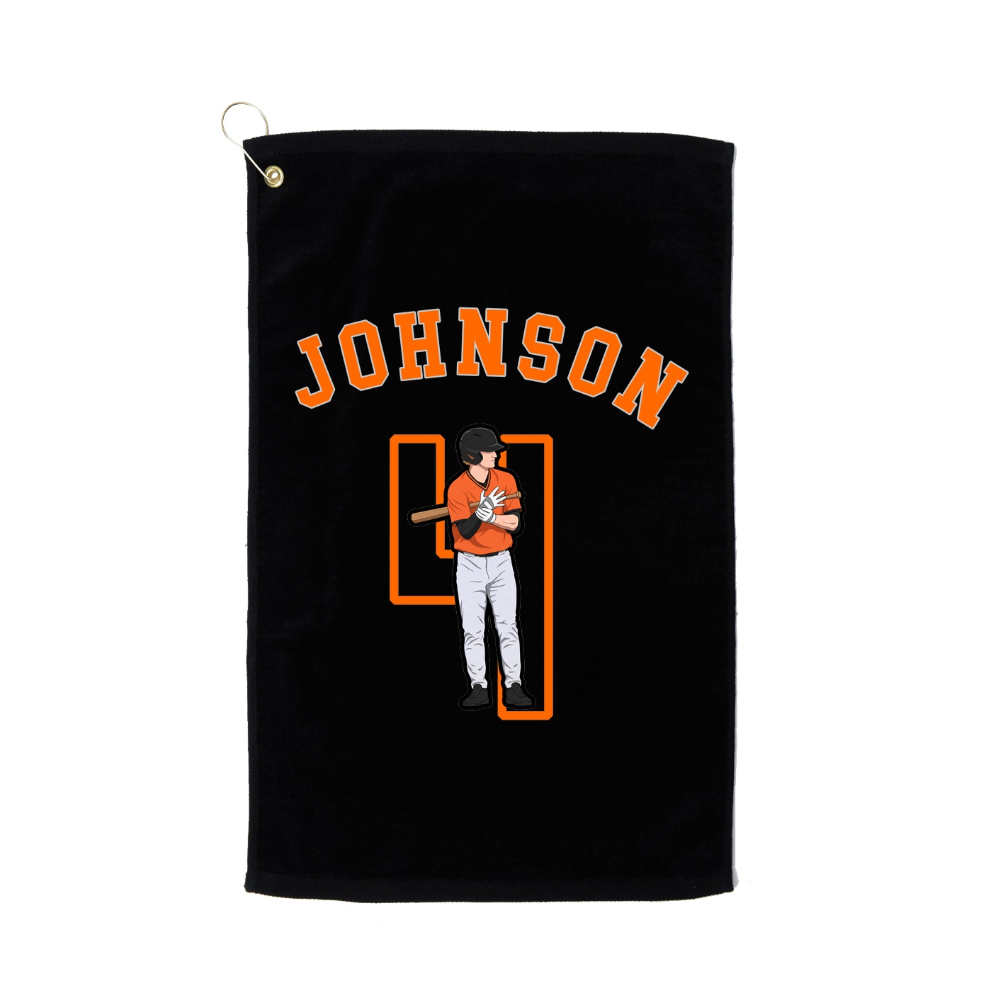 Golf Towel — Shirsey Arch in Black