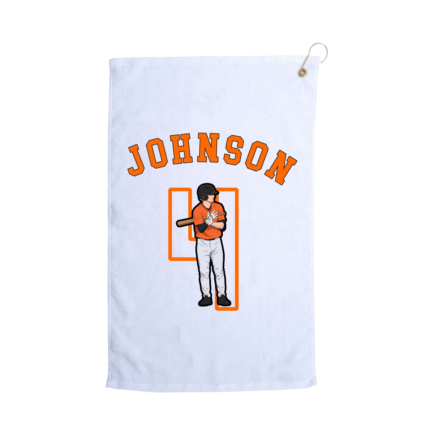 Golf Towel — Shirsey Arch in White