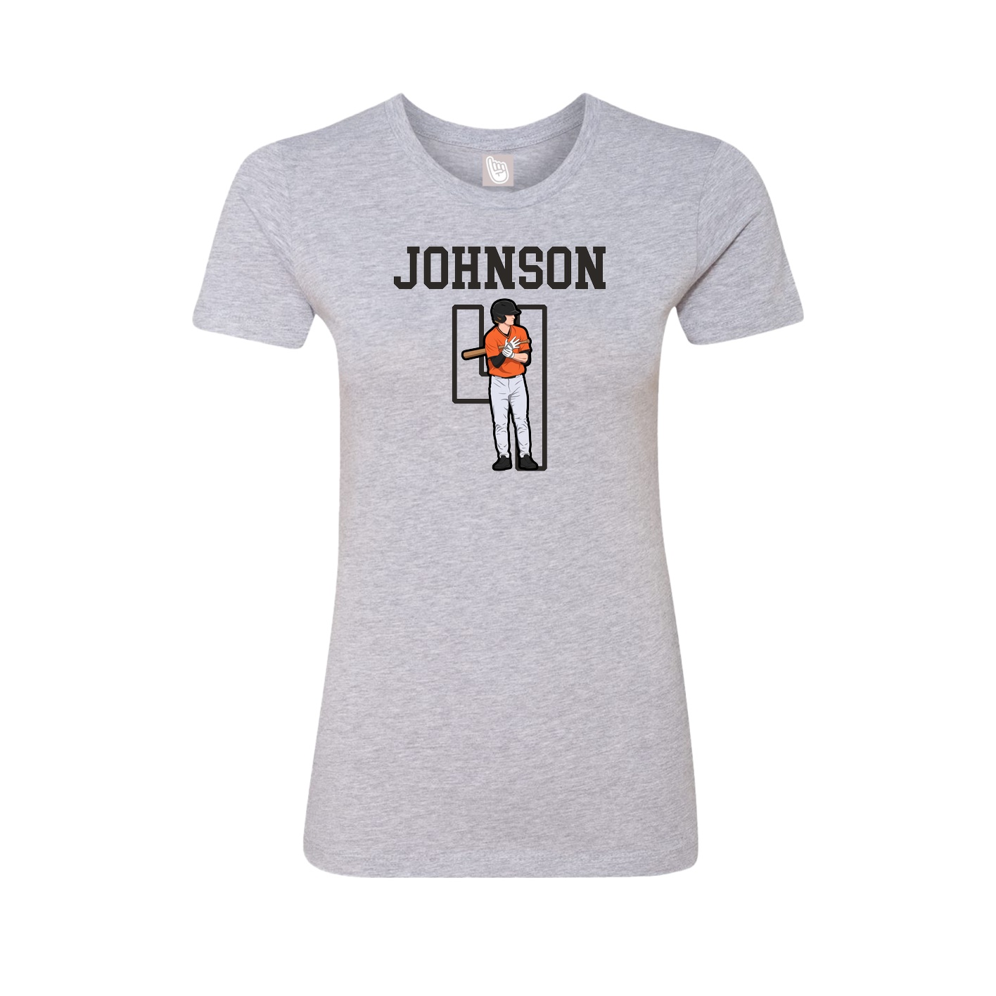 Fitted Women's Tee — Shirsey in Grey