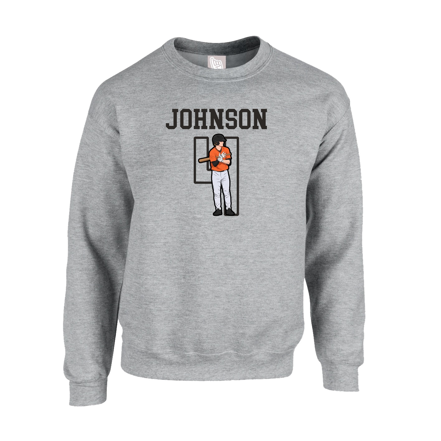 Fleece Crew — Shirsey in Grey