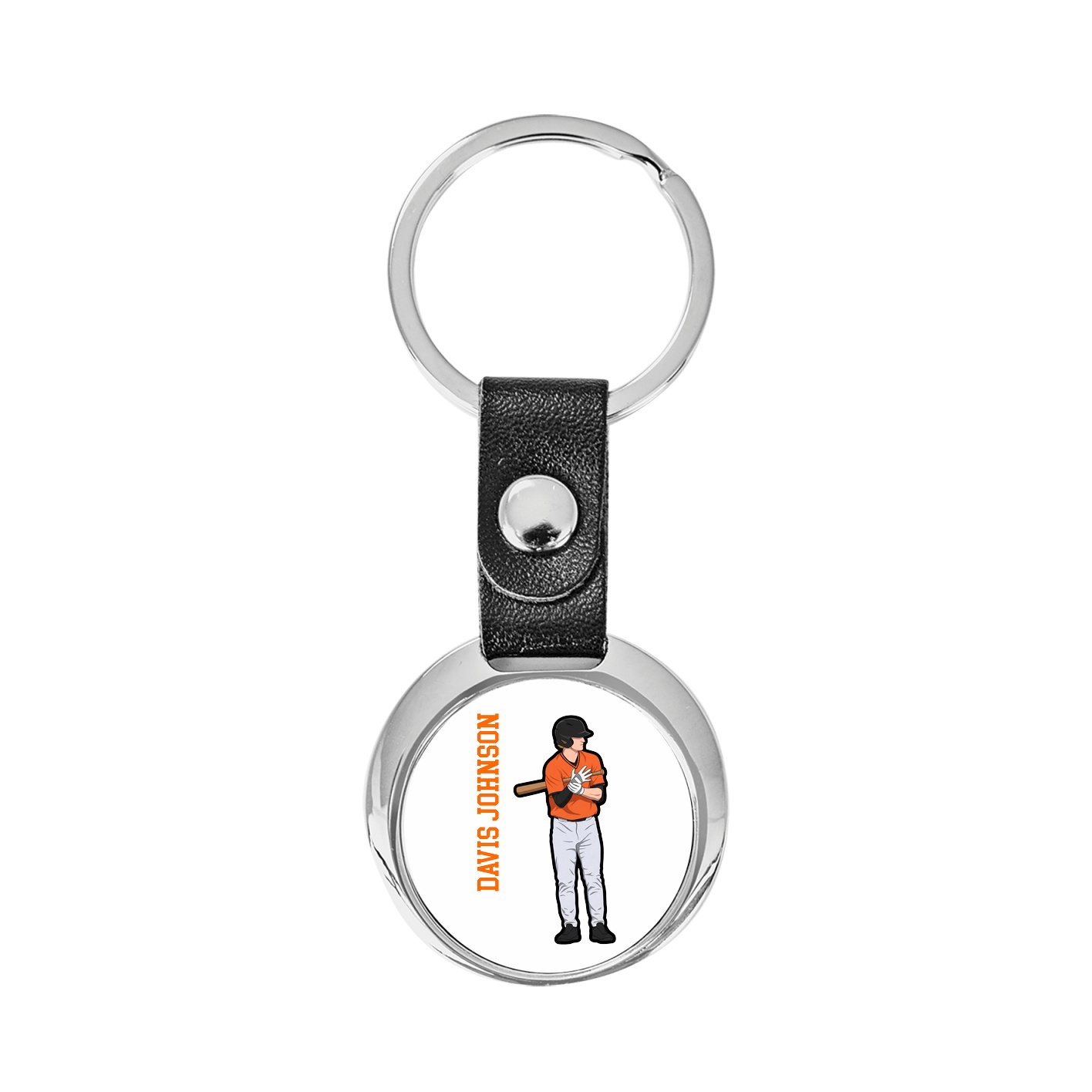 Key Chain — Name Vertical in Classic