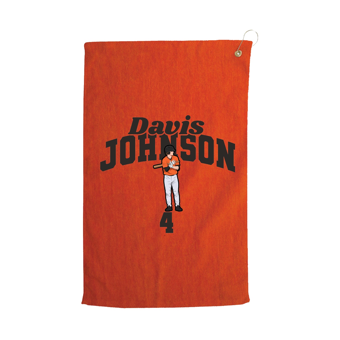 Golf Towel — Signature Arch in Orange