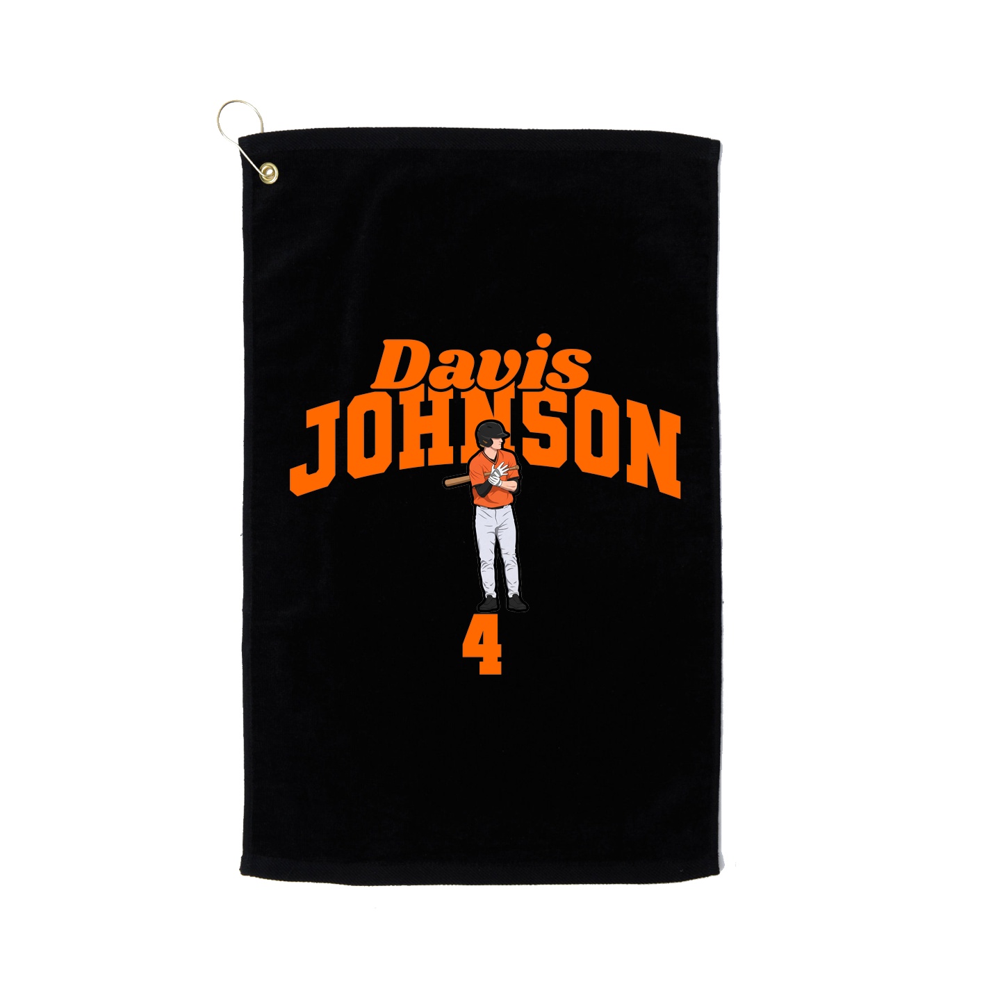 Golf Towel — Signature Arch in Black