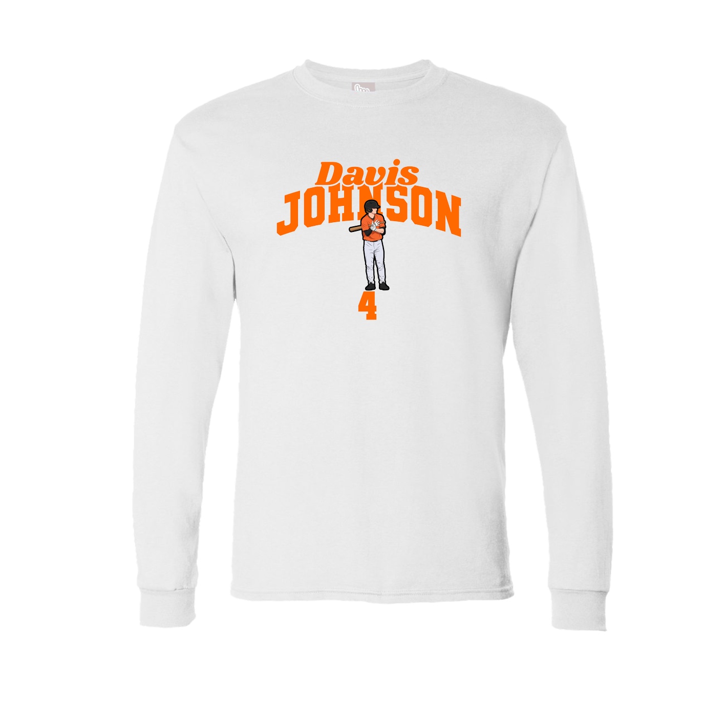 Long Sleeve Tee — Signature Arch in White