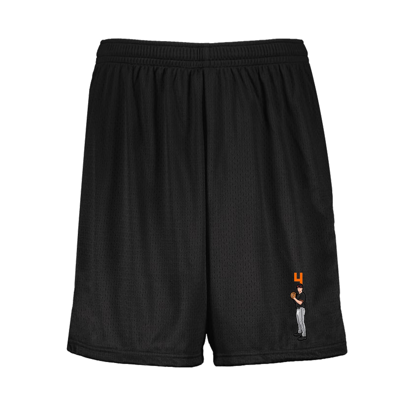 Shorts — Number Top in Black
