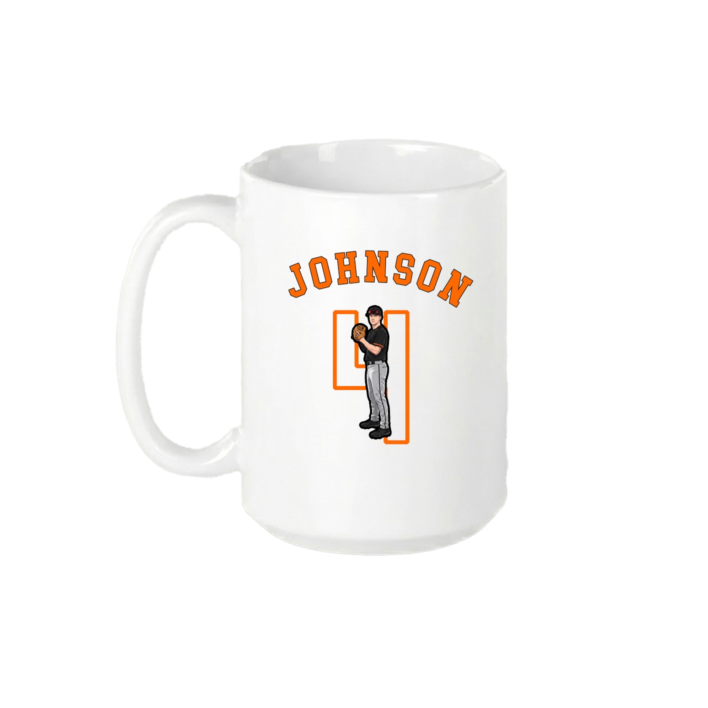 15oz Coffee Mug — Shirsey Arch in White