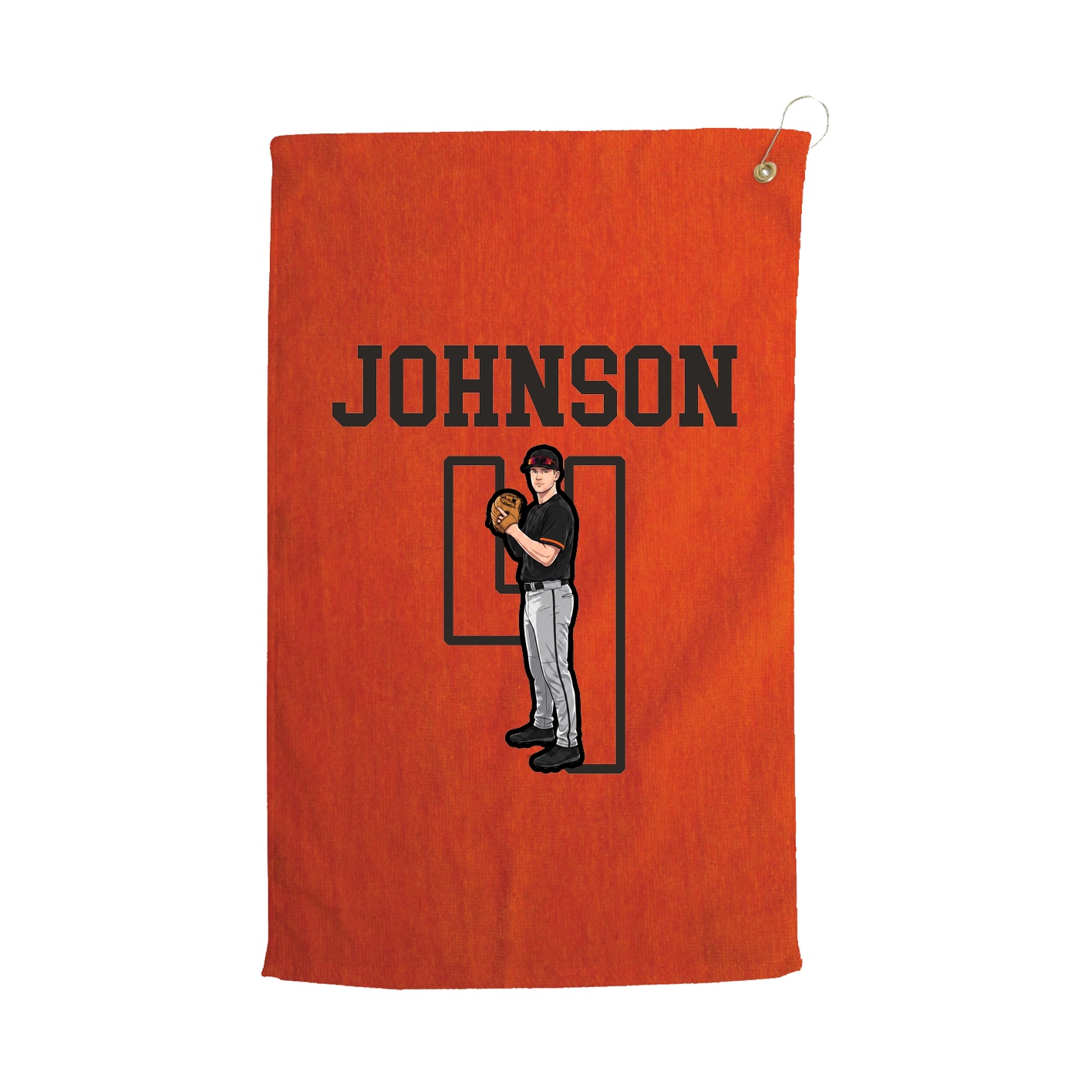 Golf Towel — Shirsey in Orange
