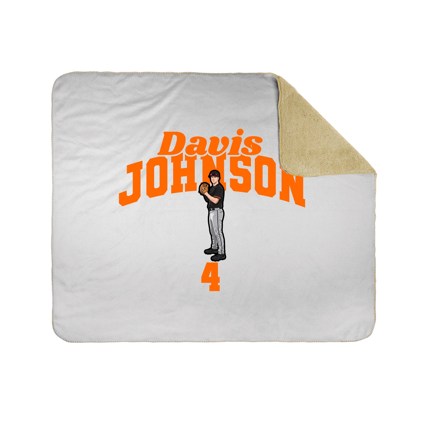 Throw Blanket — Signature Arch in White