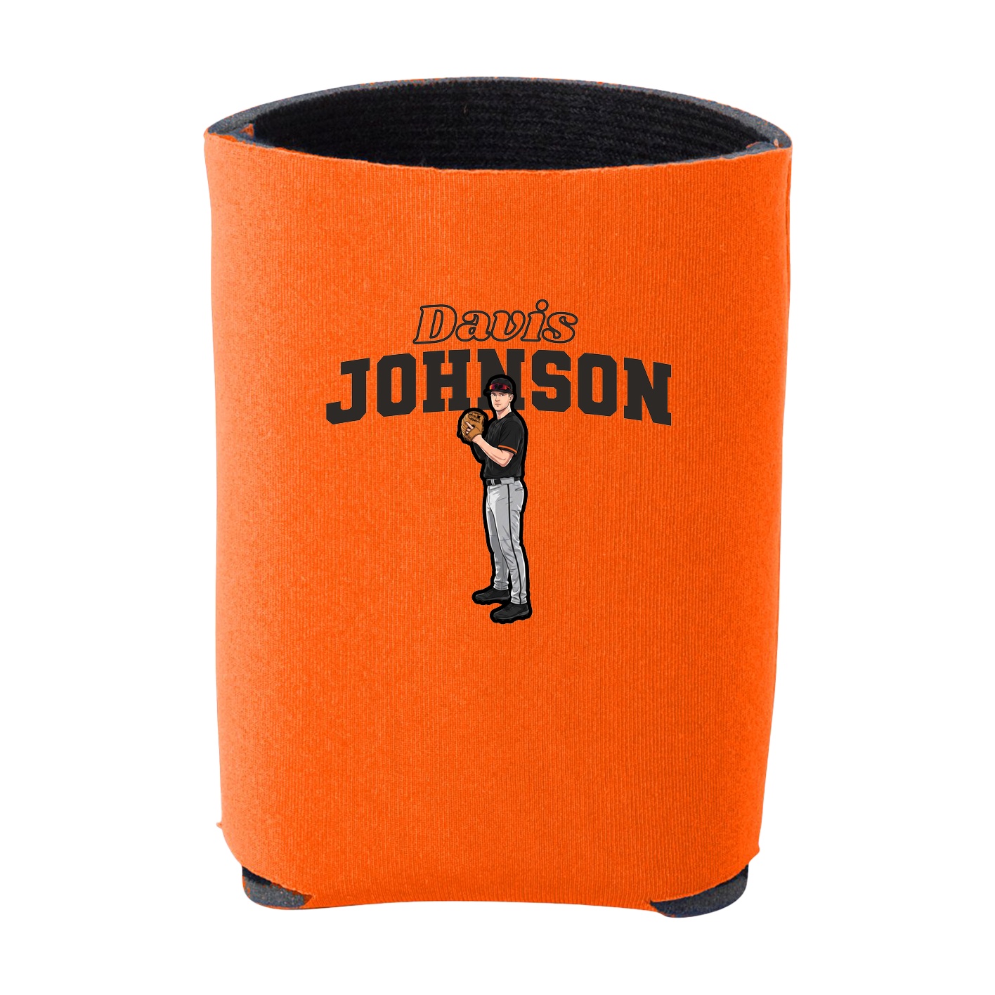 Can Holder — Name Arch in Orange