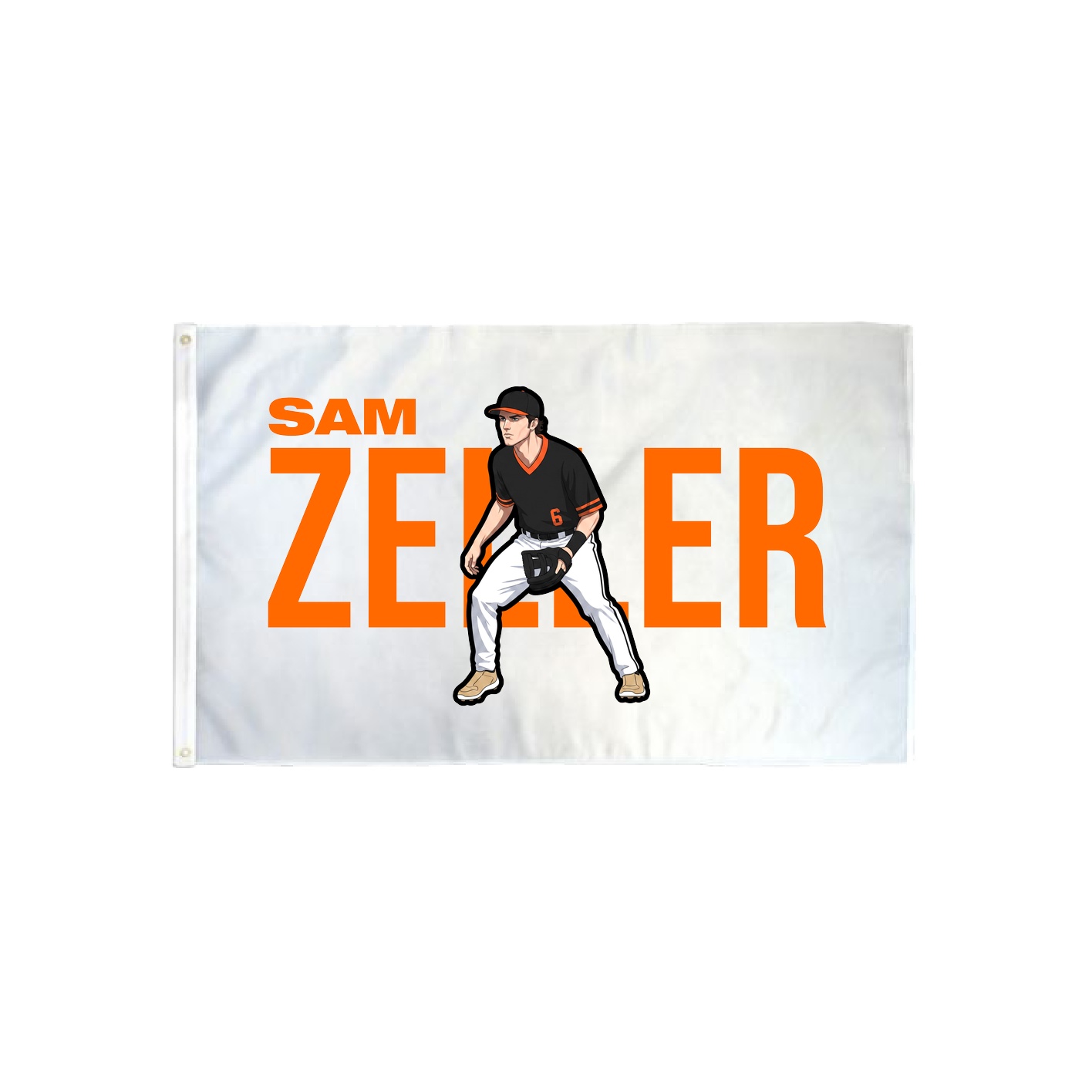 3x5 Flag — Player Name in Classic