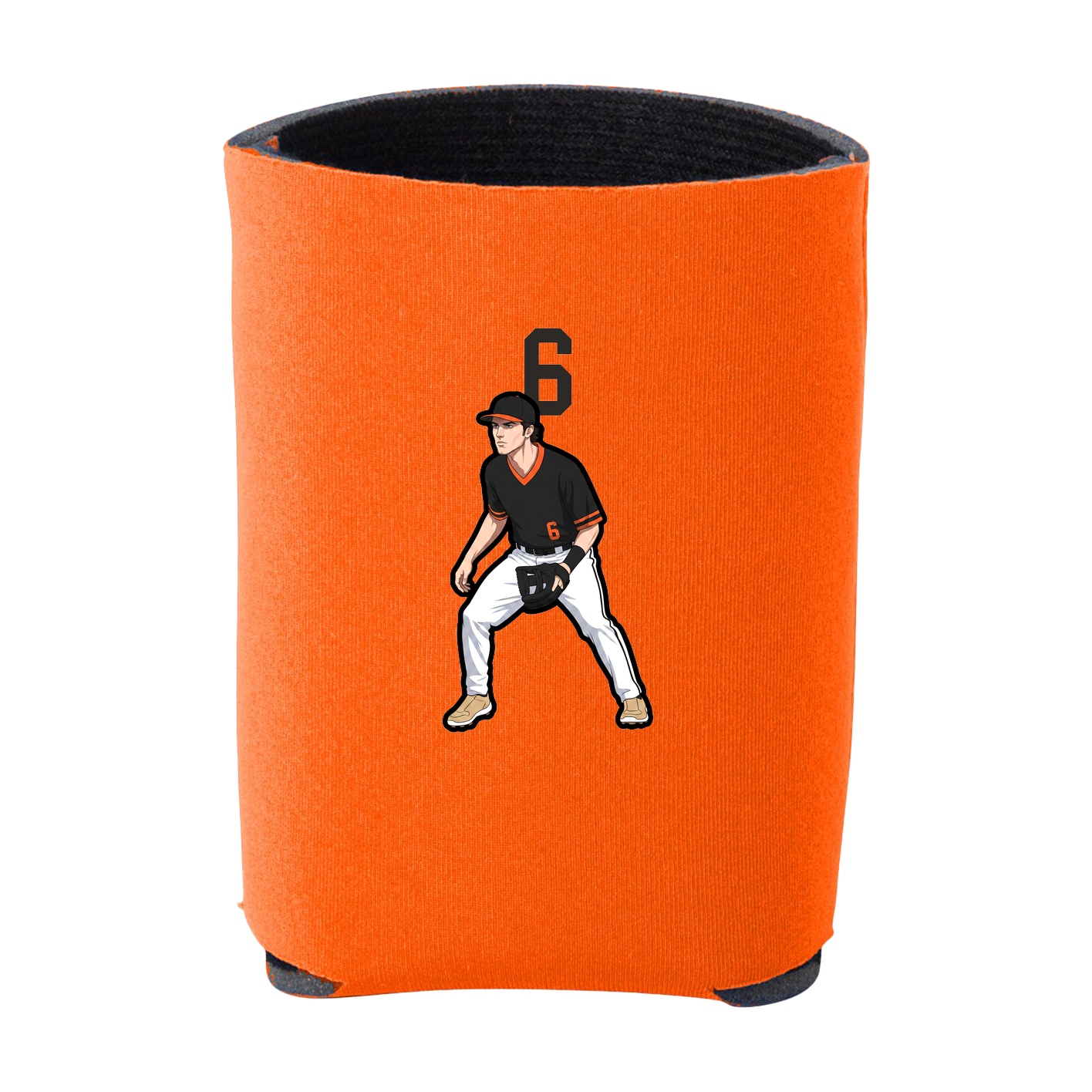 Can Holder — Number Top in Orange
