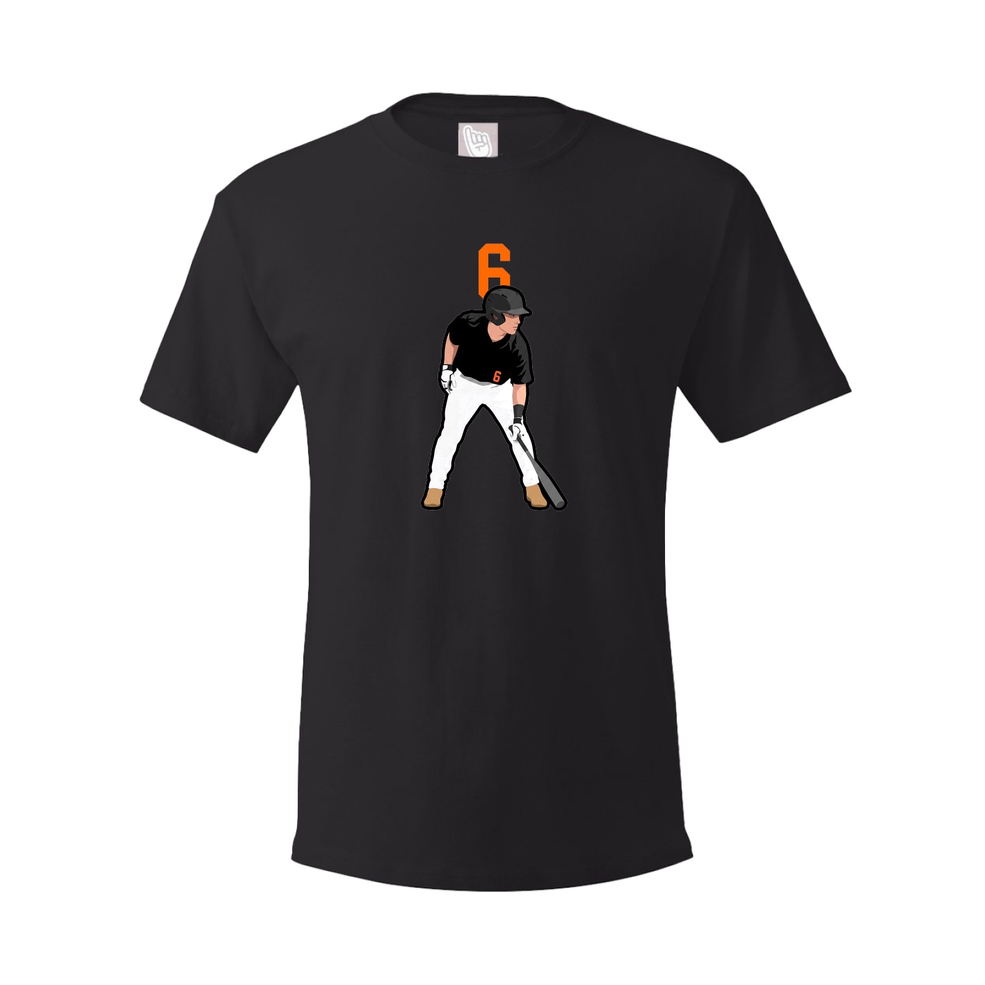 Tee — Number Top in Black