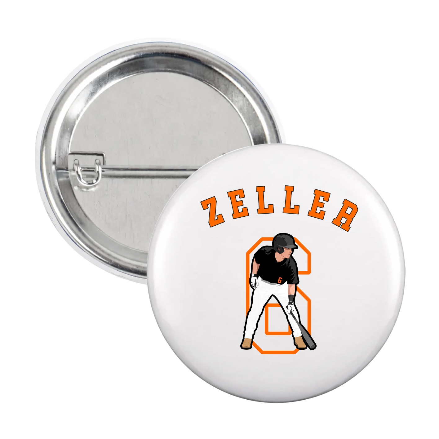 Game Day Button — Shirsey Arch in White
