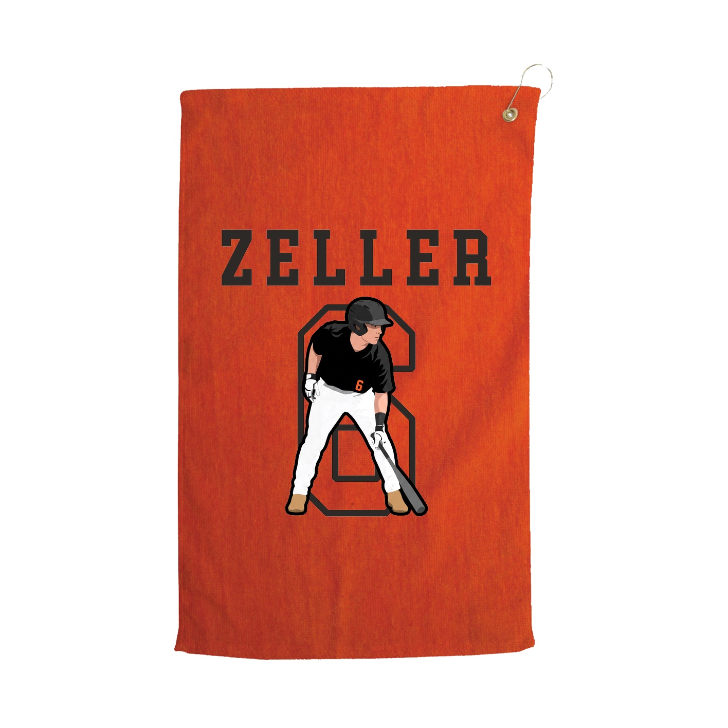 Golf Towel — Shirsey in Orange
