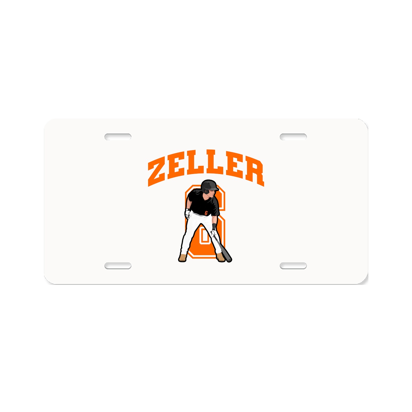 License Plate — Number in Classic