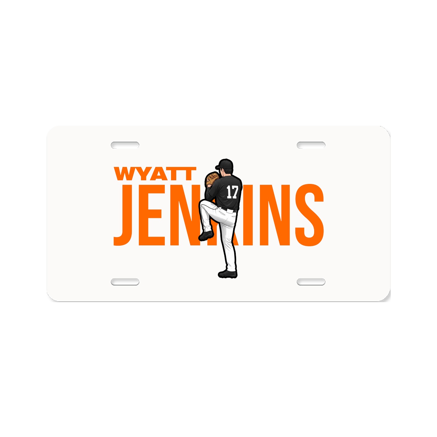 License Plate — Player Name in Classic