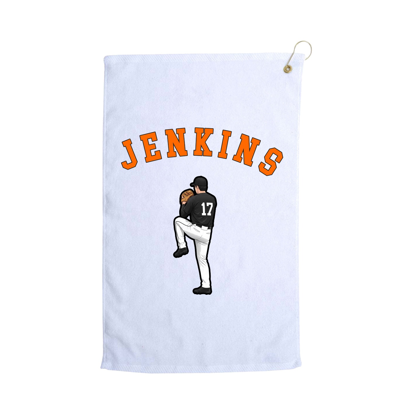 Golf Towel — Shirsey Arch in White