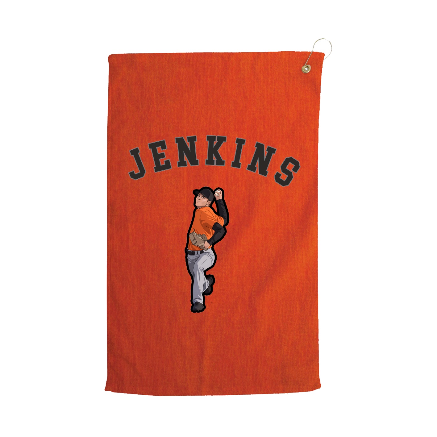 Golf Towel — Shirsey Arch in Orange