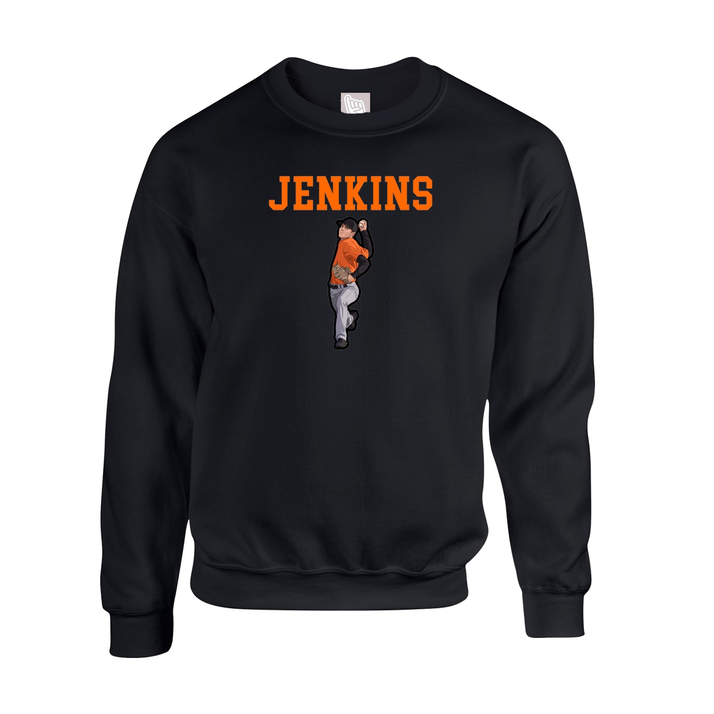 Fleece Crew — Shirsey in Black