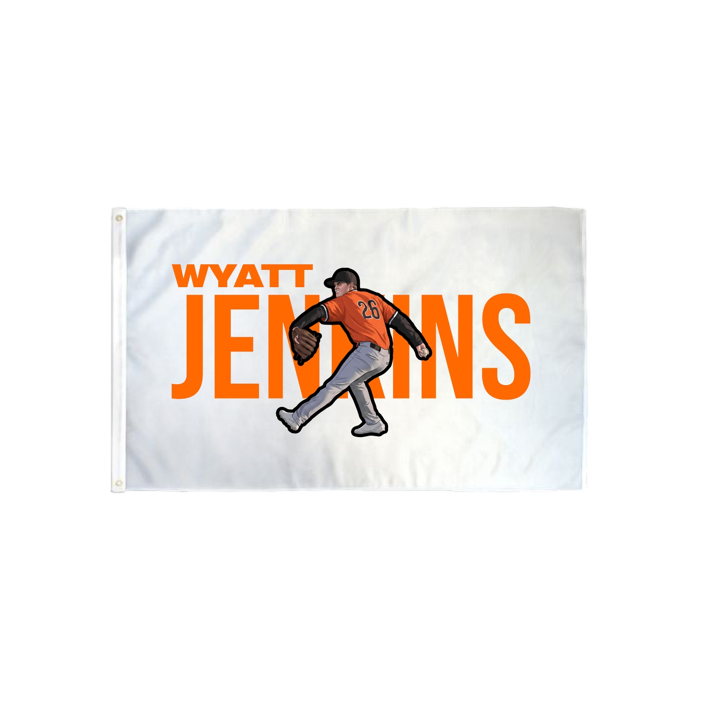 3x5 Flag — Player Name in Classic