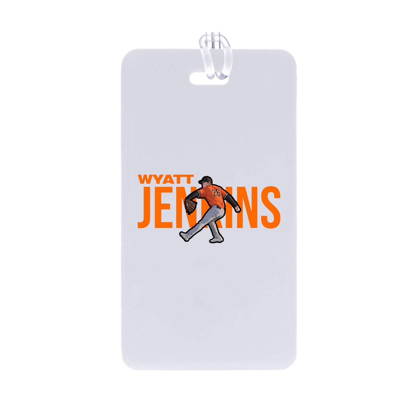 Bag Tag — Player Name in Classic