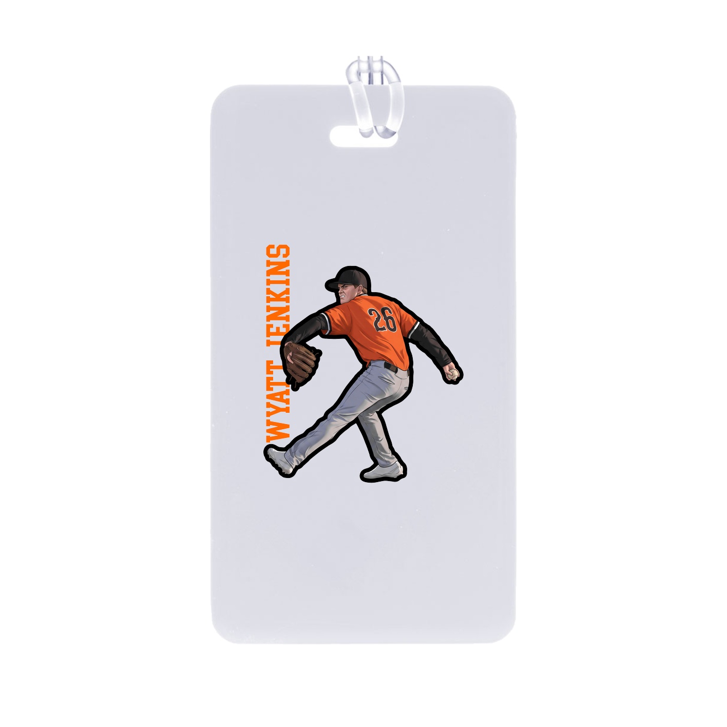 Bag Tag — Name Vertical in Classic