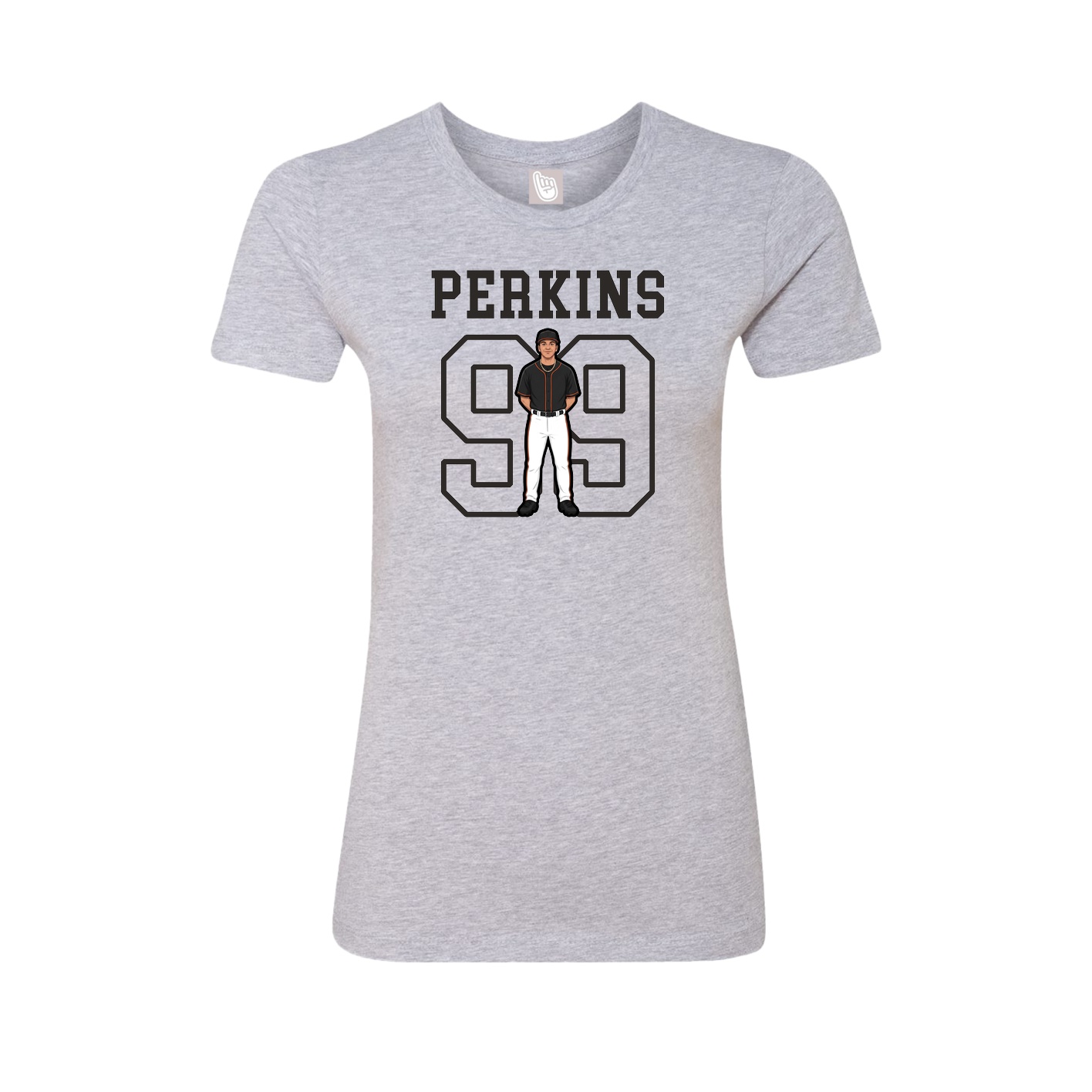 Fitted Women's Tee — Shirsey in Grey