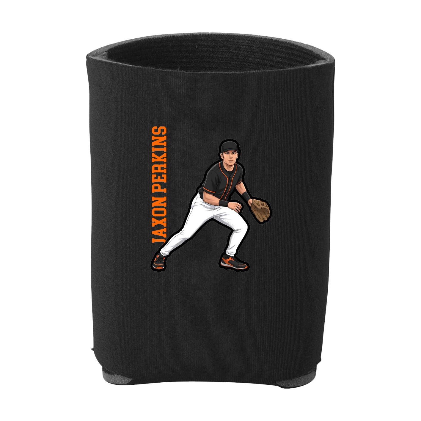 Can Holder — Name Vertical in Black