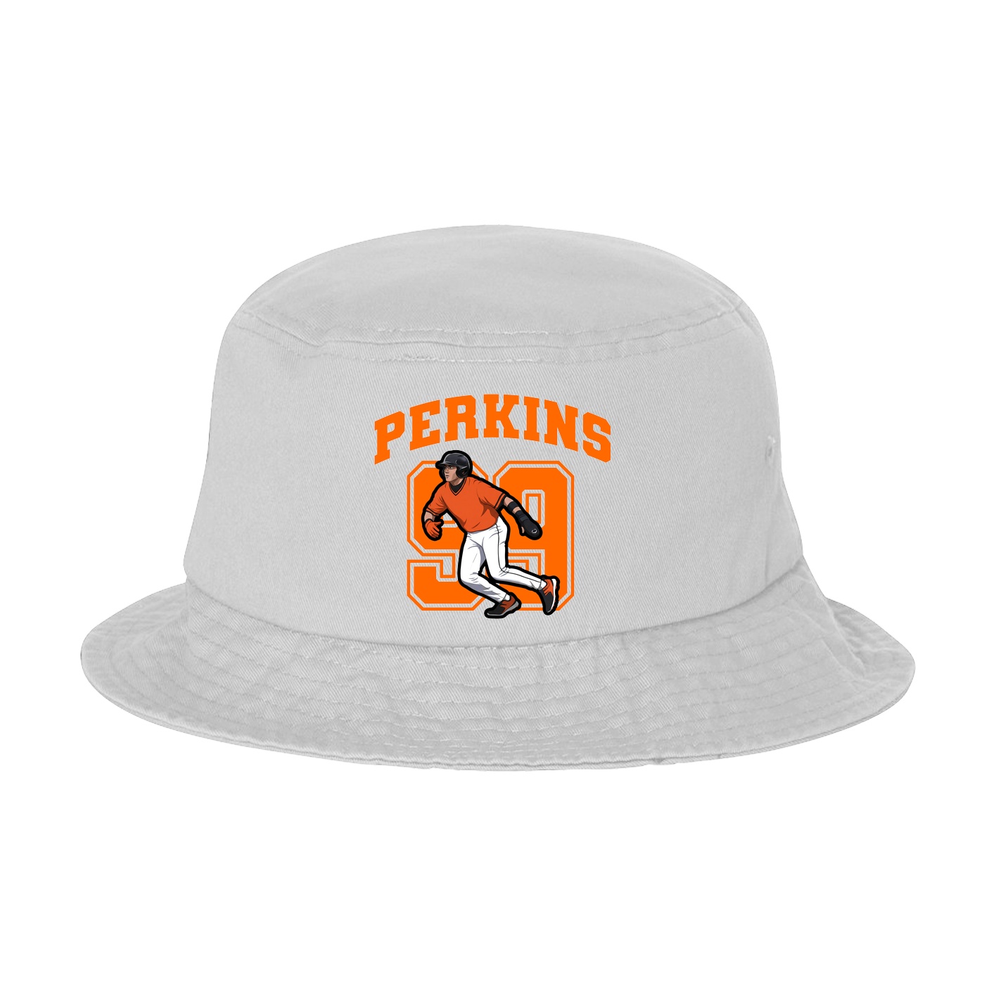 Bucket Cap — Number in White