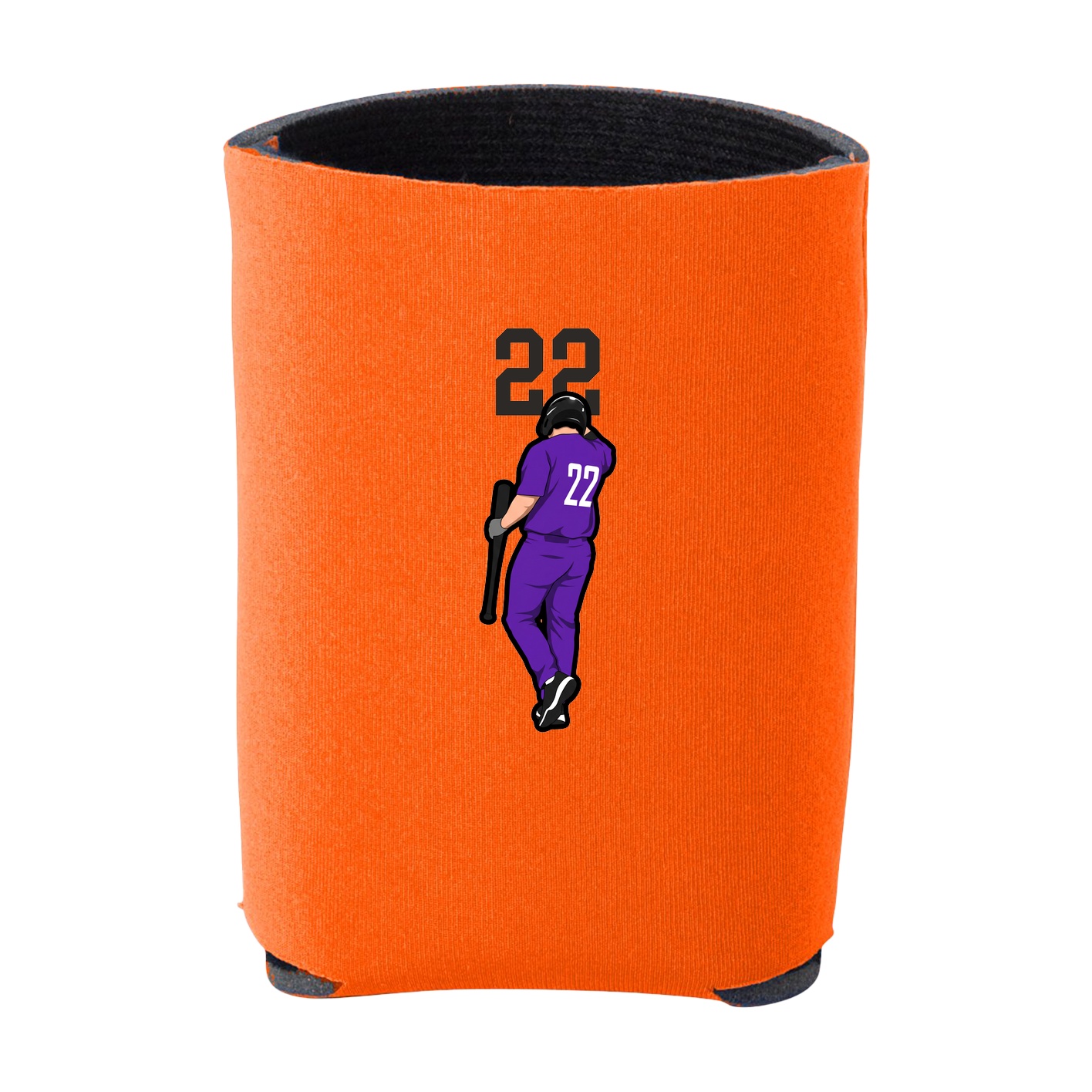 Can Holder — Number Top in Orange