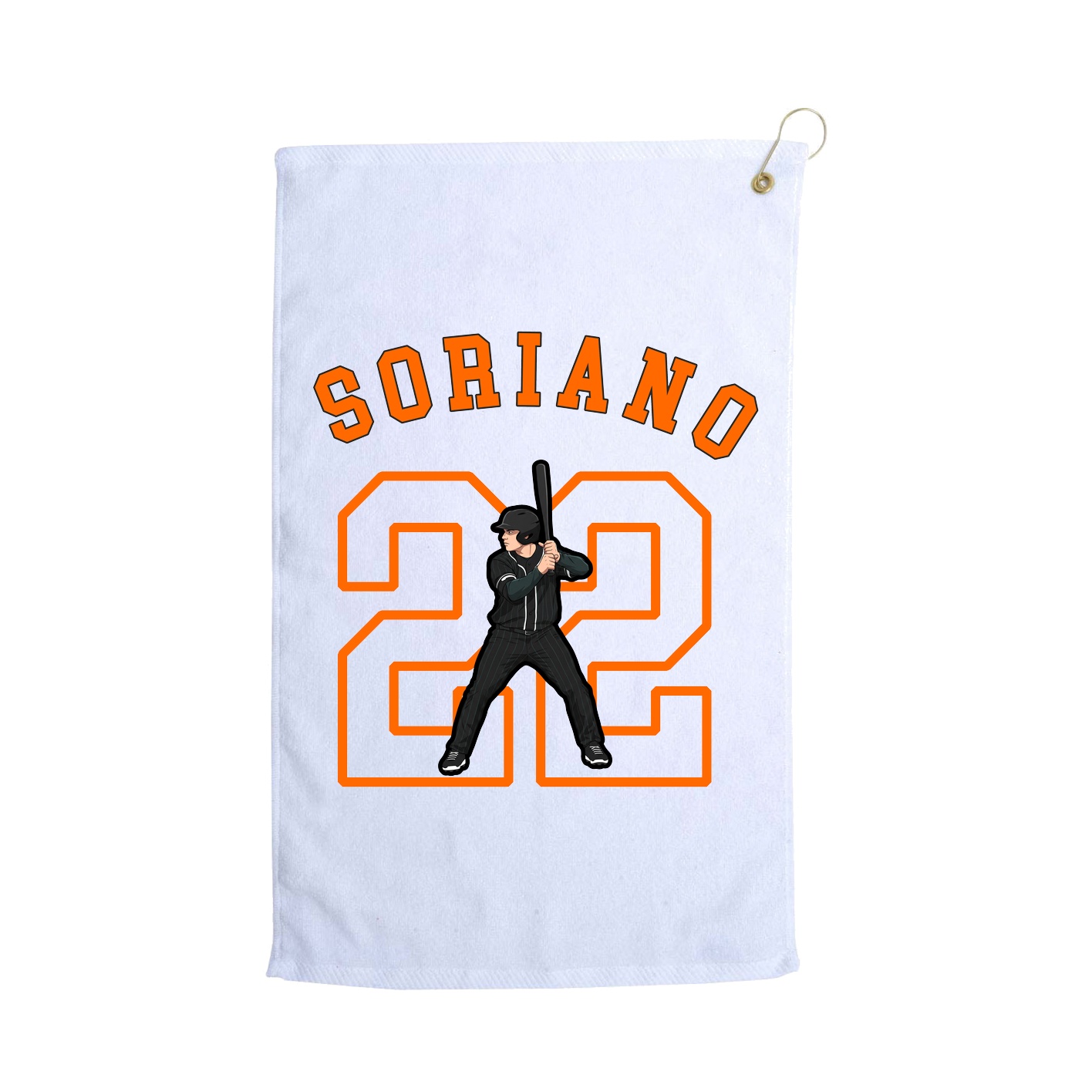Golf Towel — Shirsey Arch in White