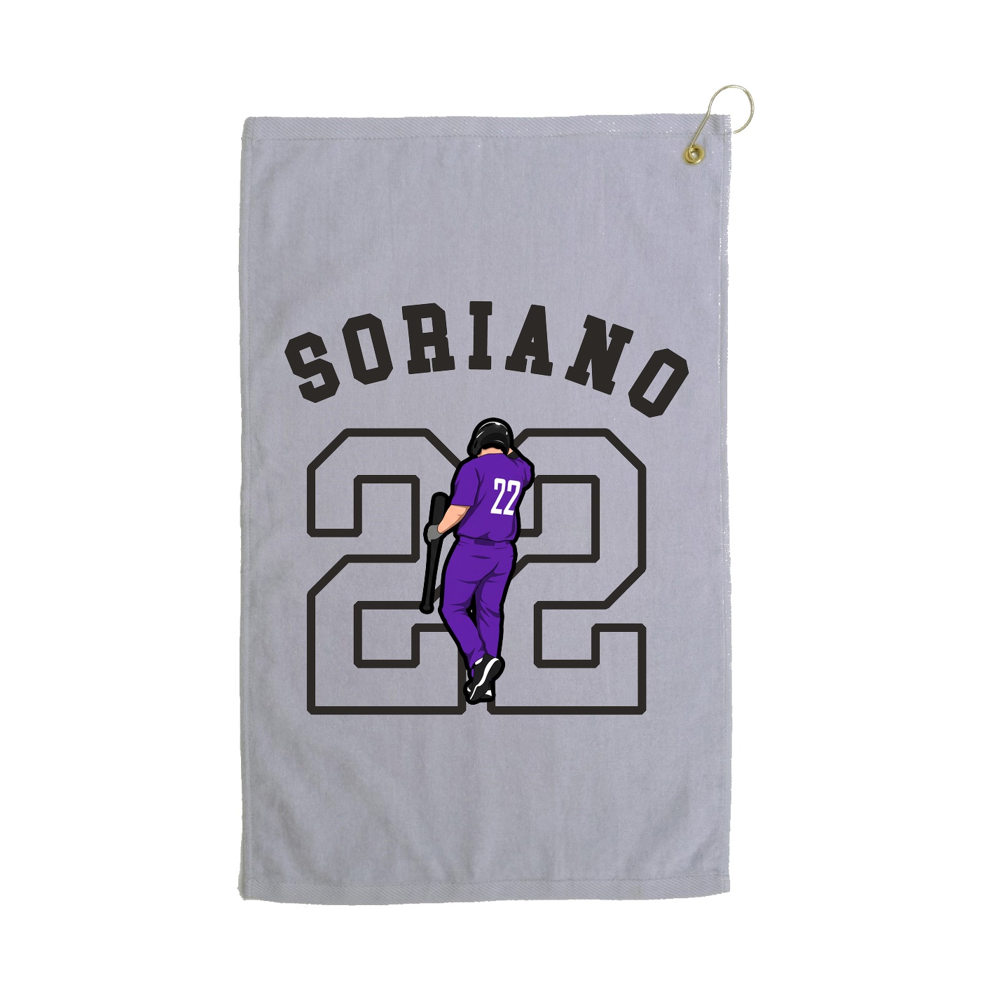 Golf Towel — Shirsey Arch in Grey