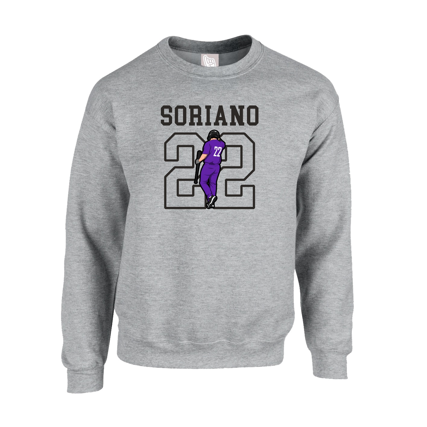 Fleece Crew — Shirsey in Grey