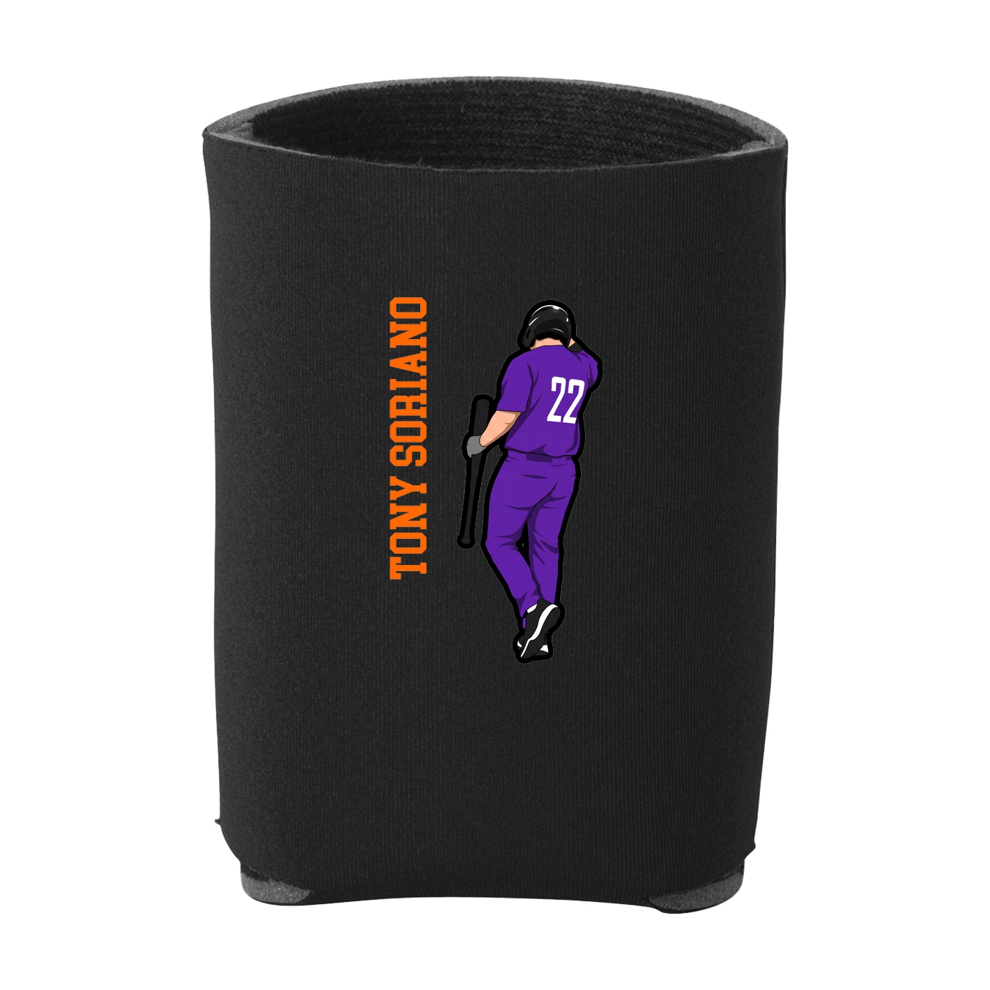 Can Holder — Name Vertical in Black
