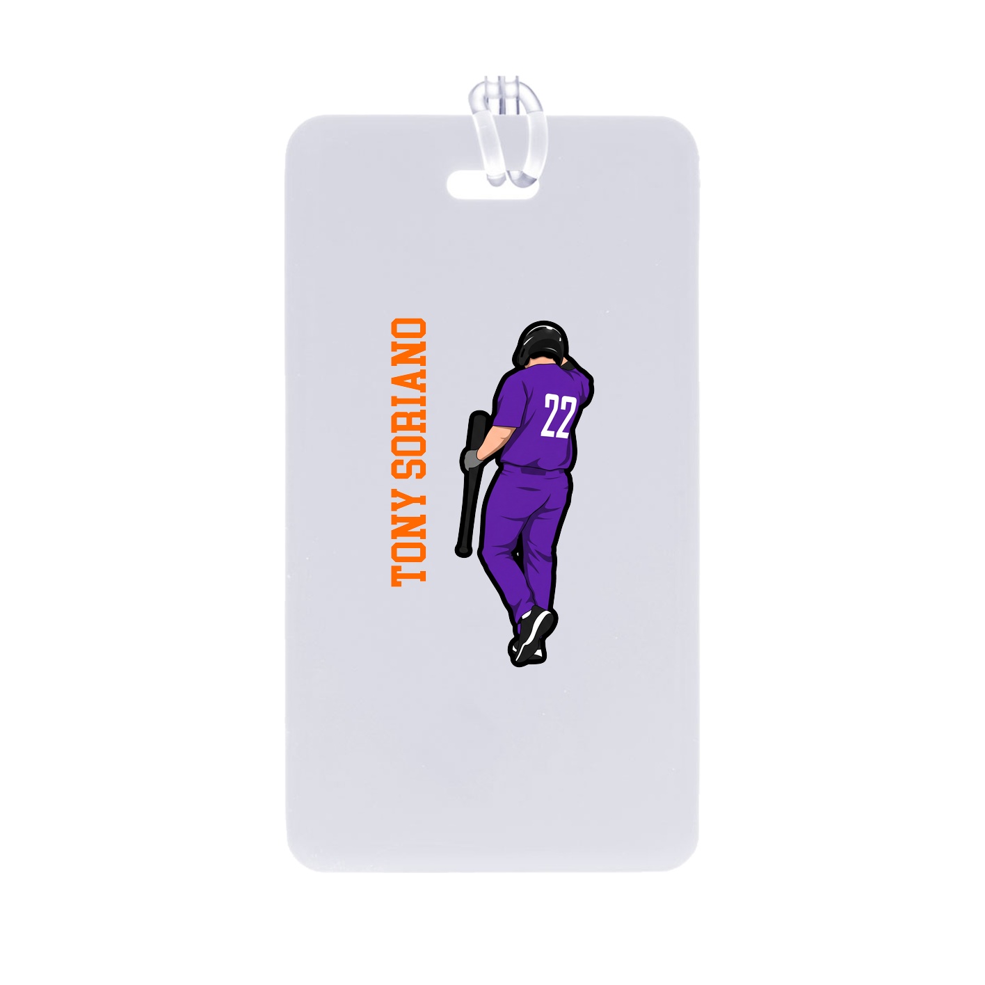 Bag Tag — Name Vertical in Classic