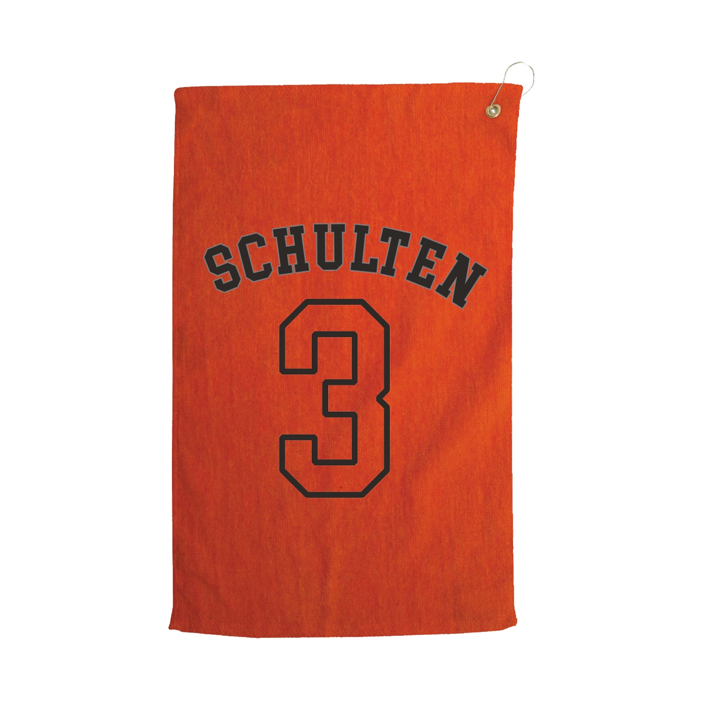 Golf Towel — Shirsey Arch in Orange