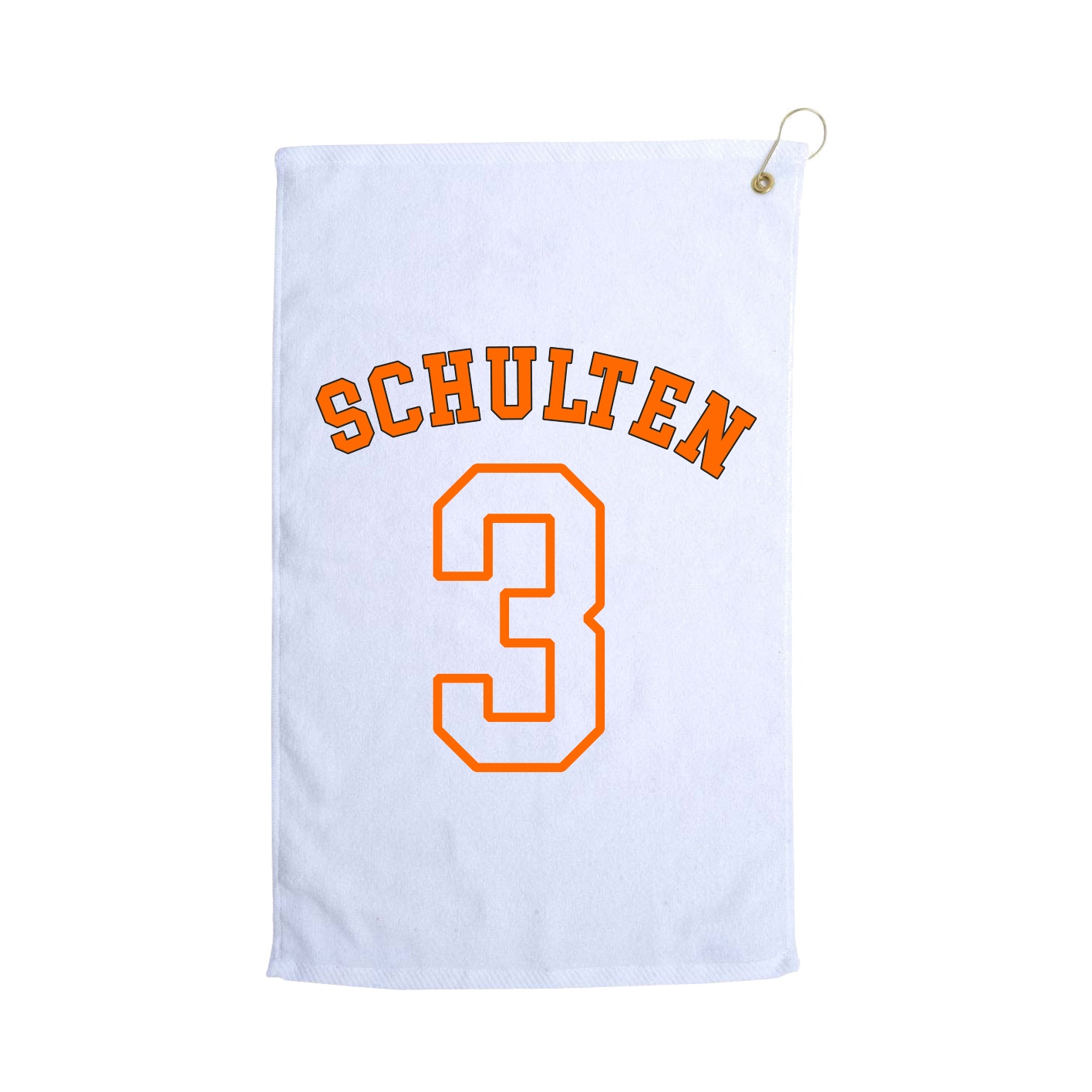 Golf Towel — Shirsey Arch in White