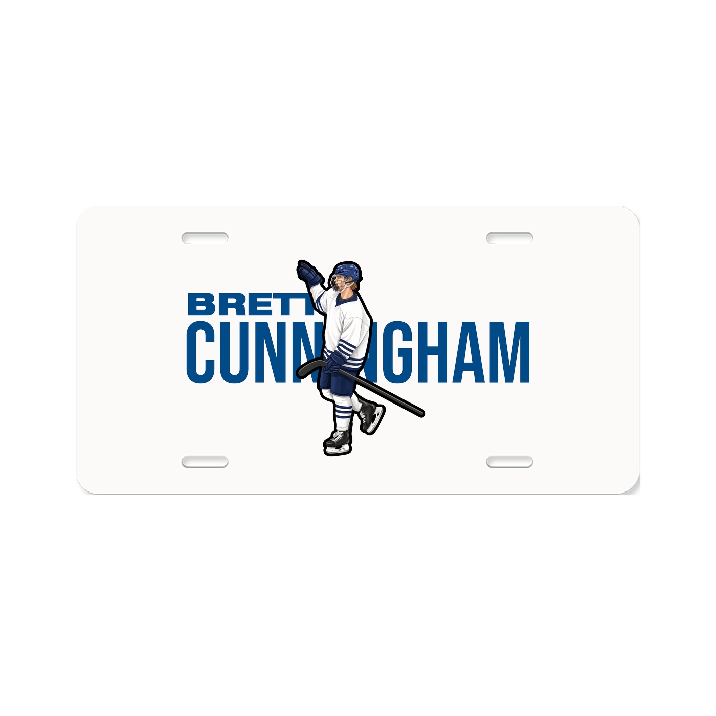 License Plate — Player Name in Classic