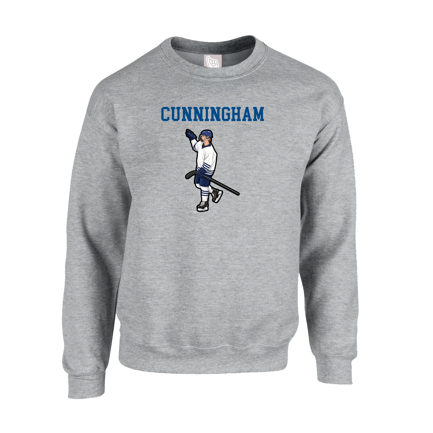Fleece Crew — Shirsey in Grey