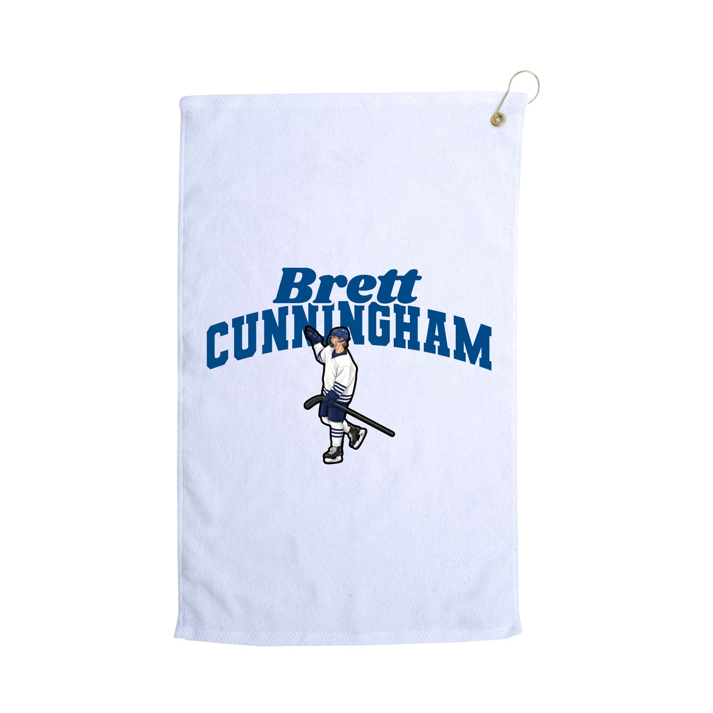 Golf Towel — Signature Arch in White