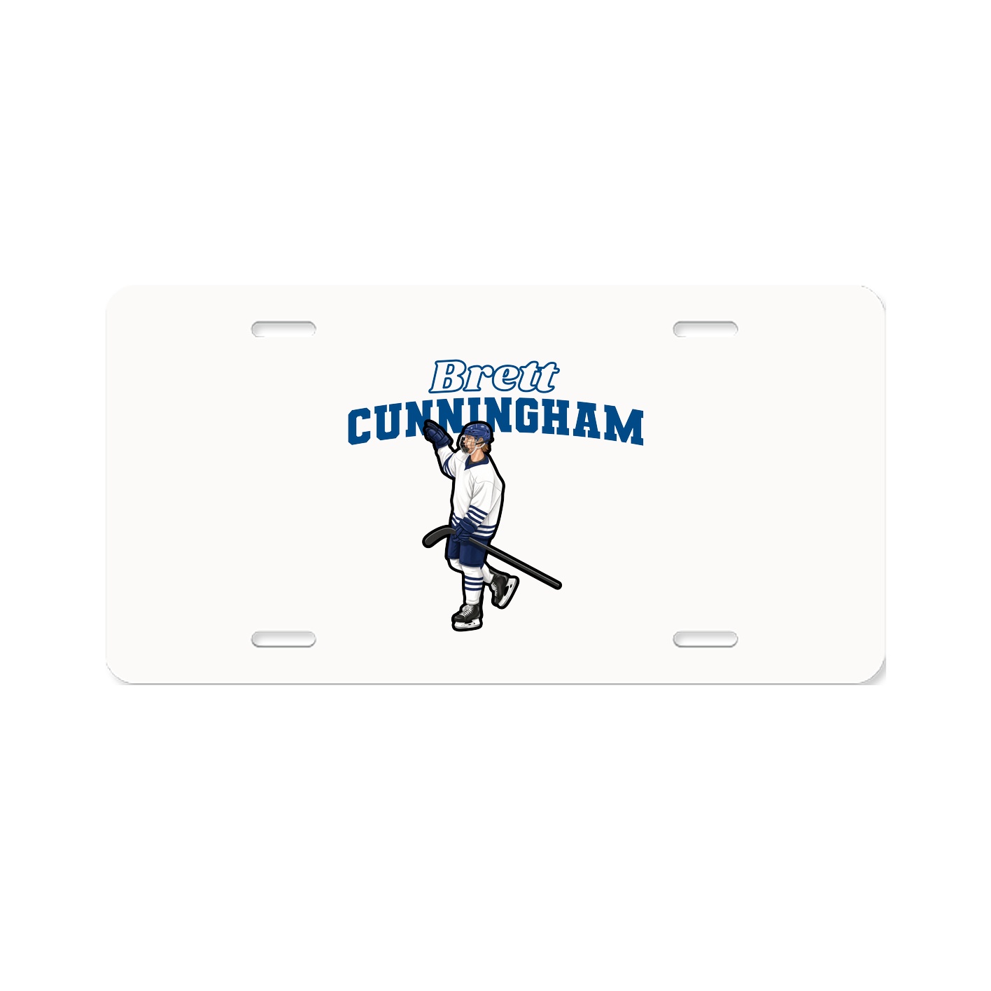 License Plate — Name Arch in Classic