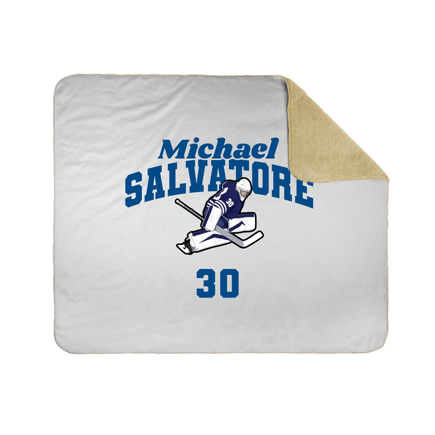 Throw Blanket — Signature Arch in White