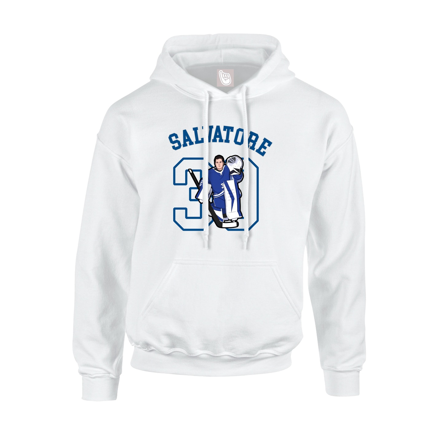 Hoodie — Shirsey Arch in White