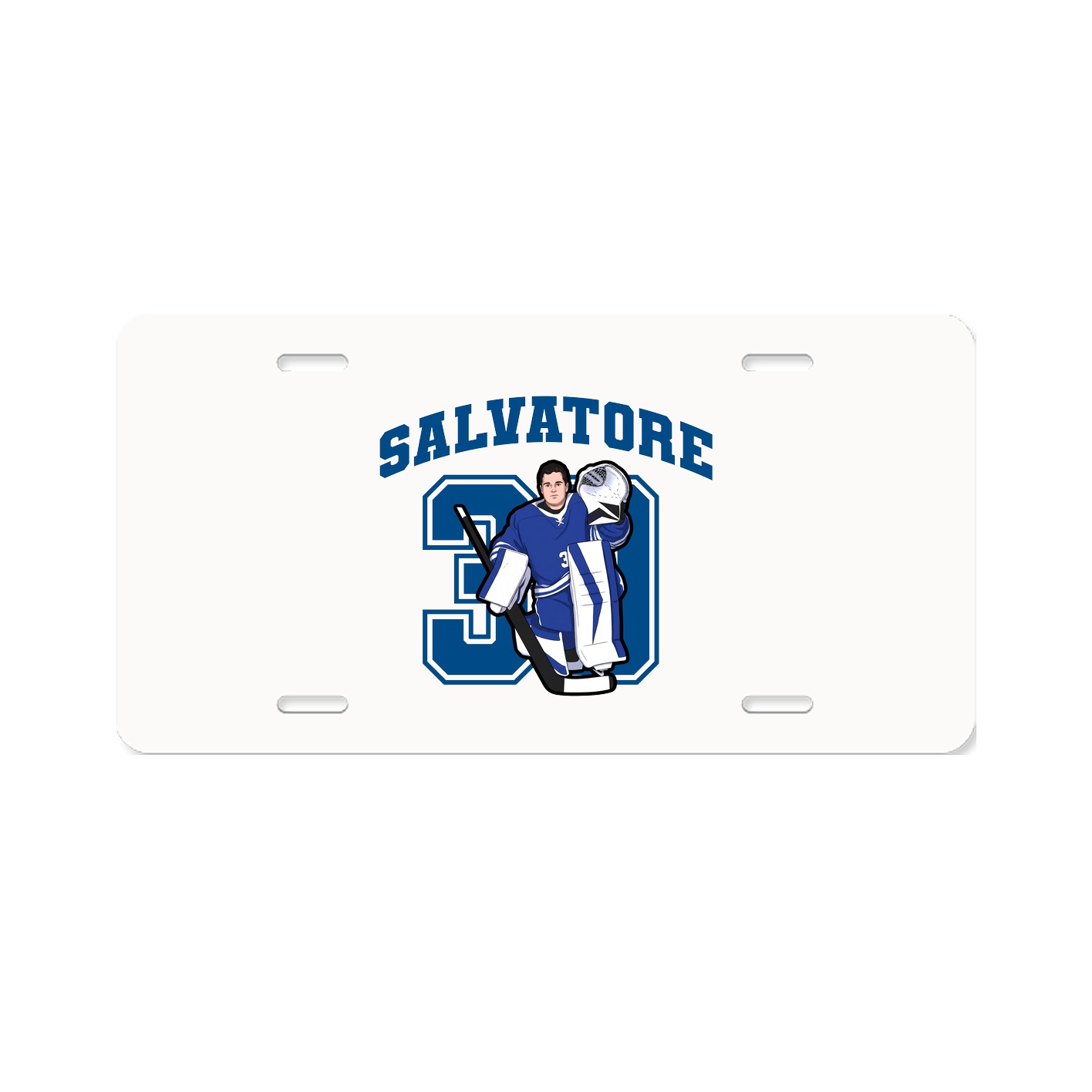 License Plate — Number in Classic