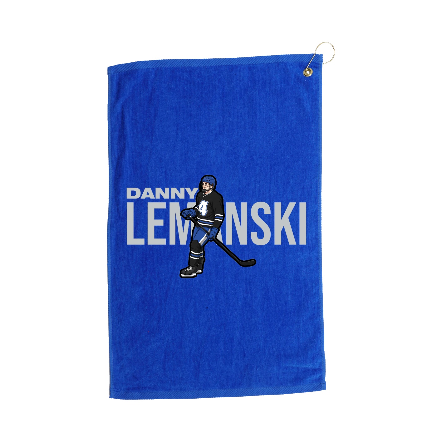 Golf Towel — Player Name in Royal