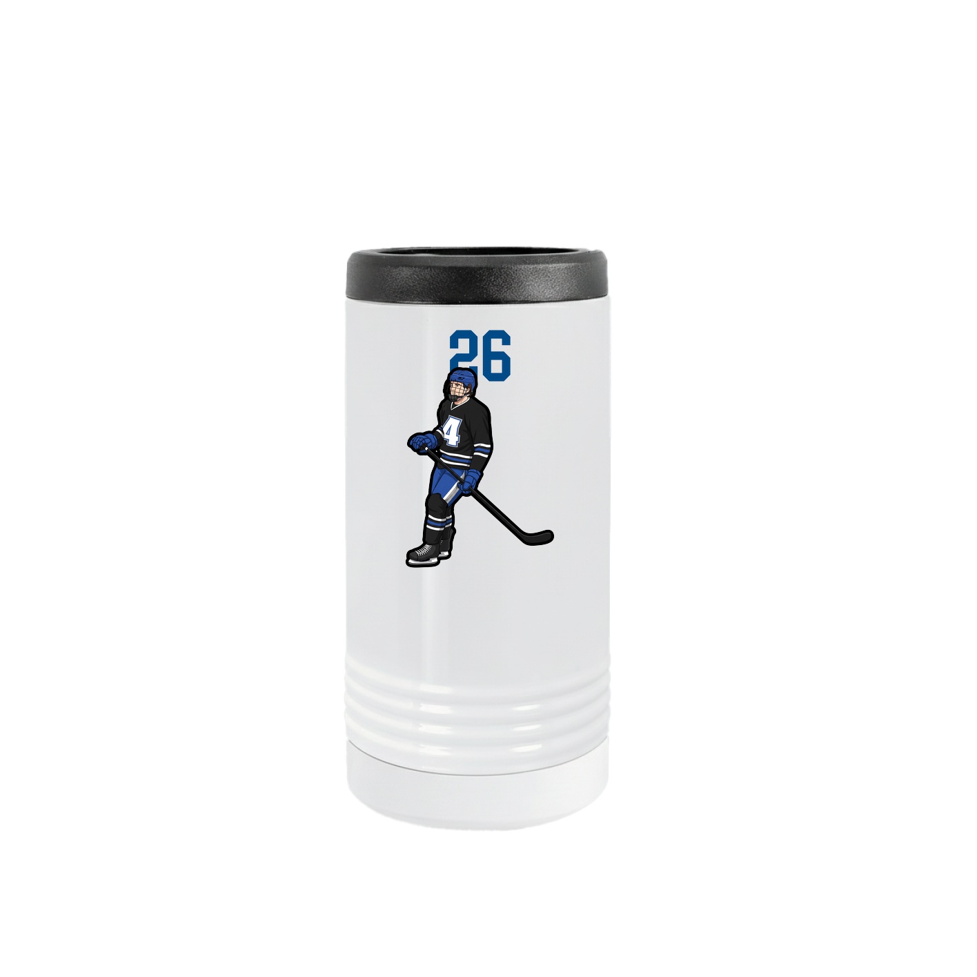 Slim Beverage Holder — Number Top in White