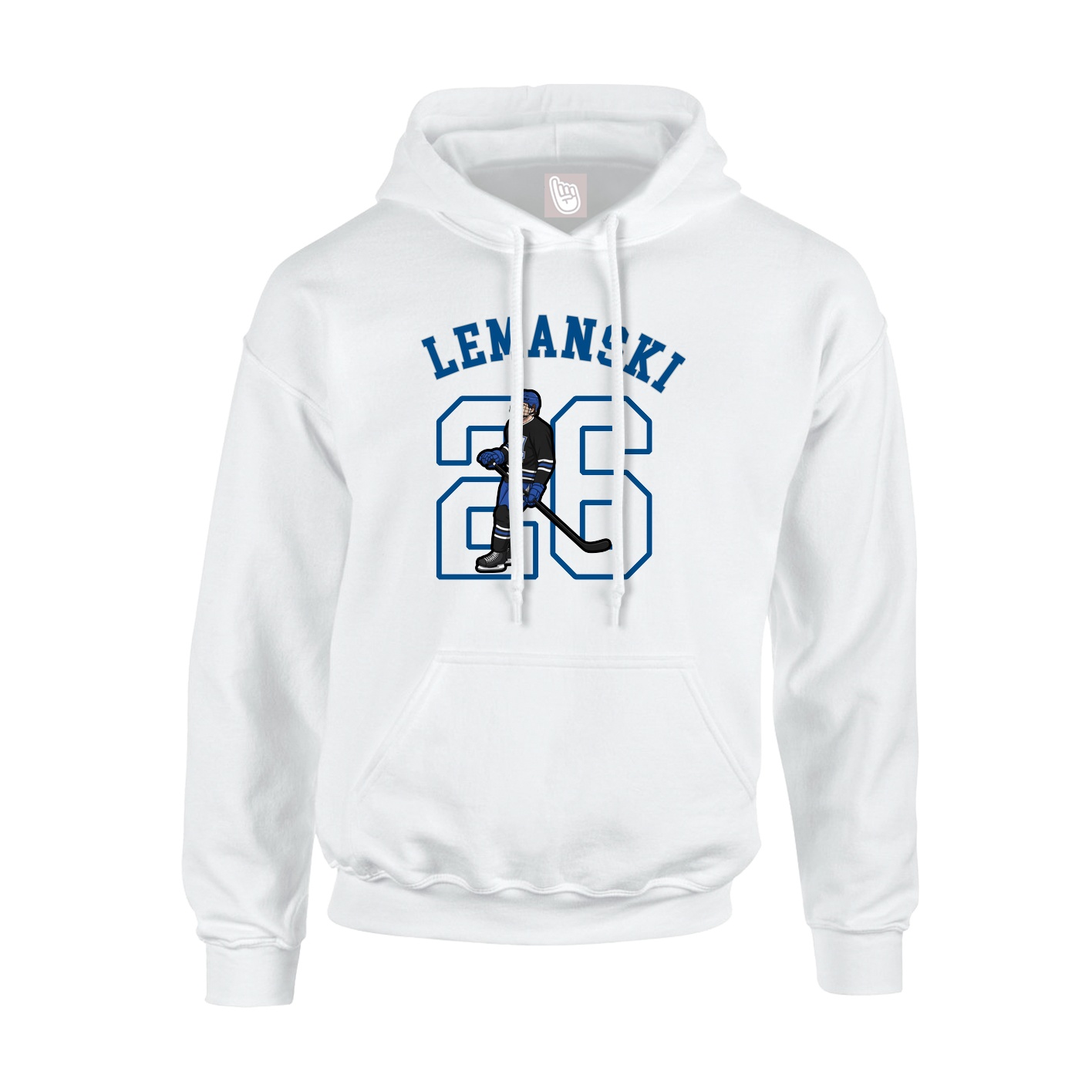 Hoodie — Shirsey Arch in White