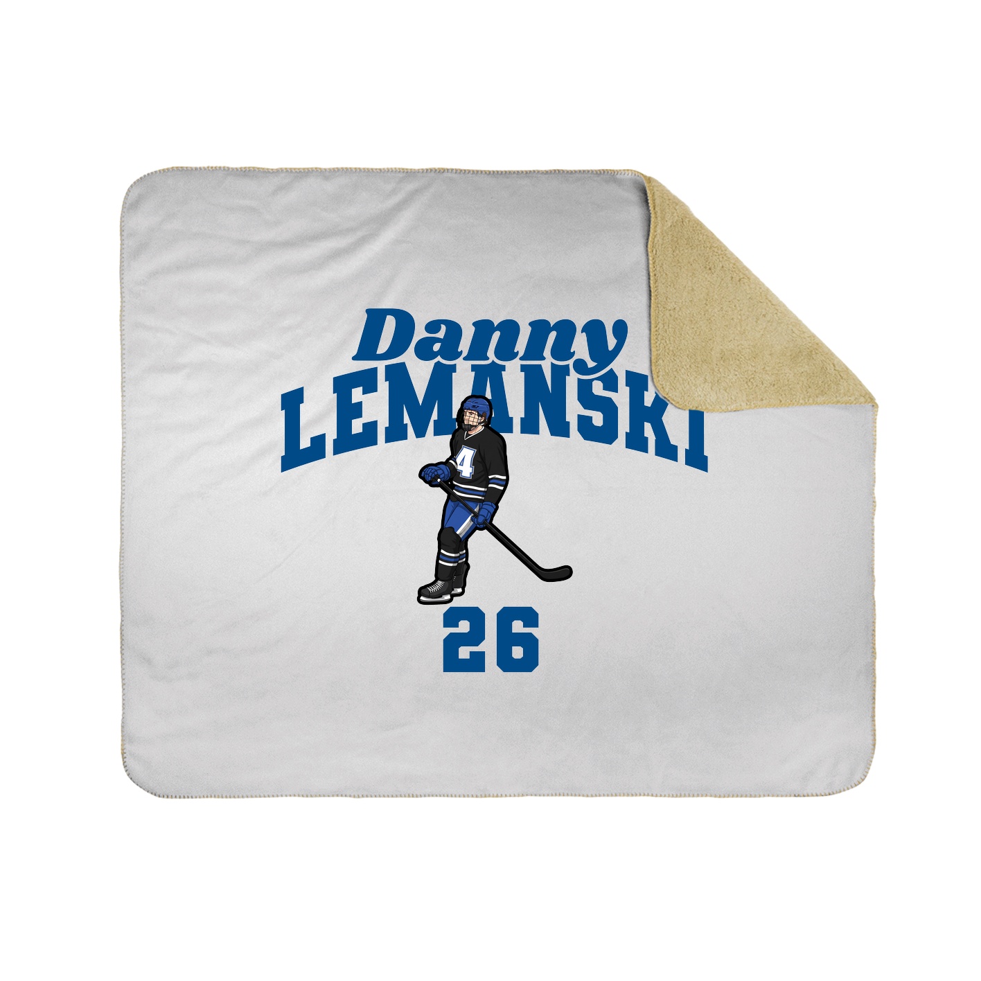Throw Blanket — Signature Arch in White